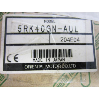 Oriental Motor Co 5RK40GN-AUL Reversible Motor