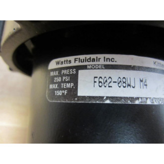Watts Fluid Air F602-08WJ M4 Filter Pneumatic - Used
