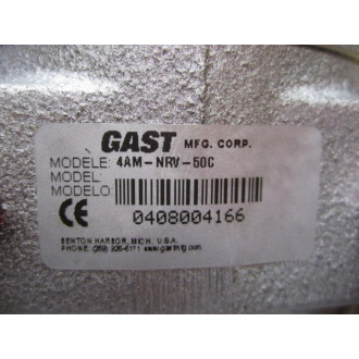 Gast Manufacturing 4AM-NRV-50C Lubricated Air Motor AM Series - New No Box