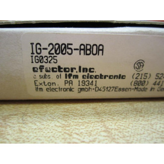 IFM Efector IG0325 Sensor IG-2005-ABOART