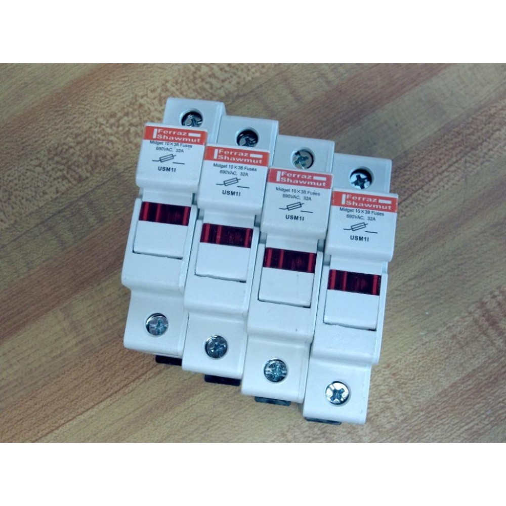 Gould Shawmut Ferraz USM1I Fuse Holder 1P (Pack of 4) - New No Box