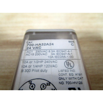 Allen Bradley 700-HA32A24 Relay 700HA32A24 Series C - New No Box