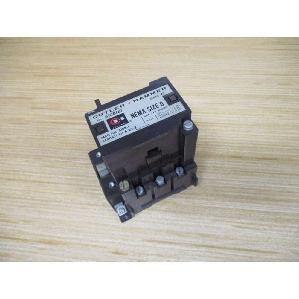 Cutler Hammer A10BN0 Starter A10BNO 1887-1, C320KB1, WO Relay - Used