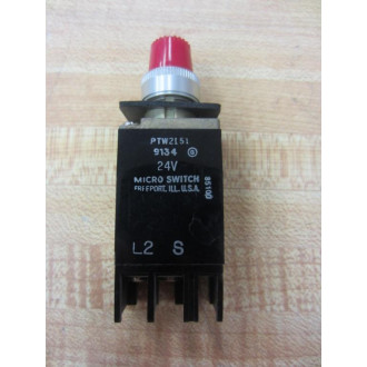 Micro Switch PTW2151 Honeywell Indicator Compact Red Cap - New No Box