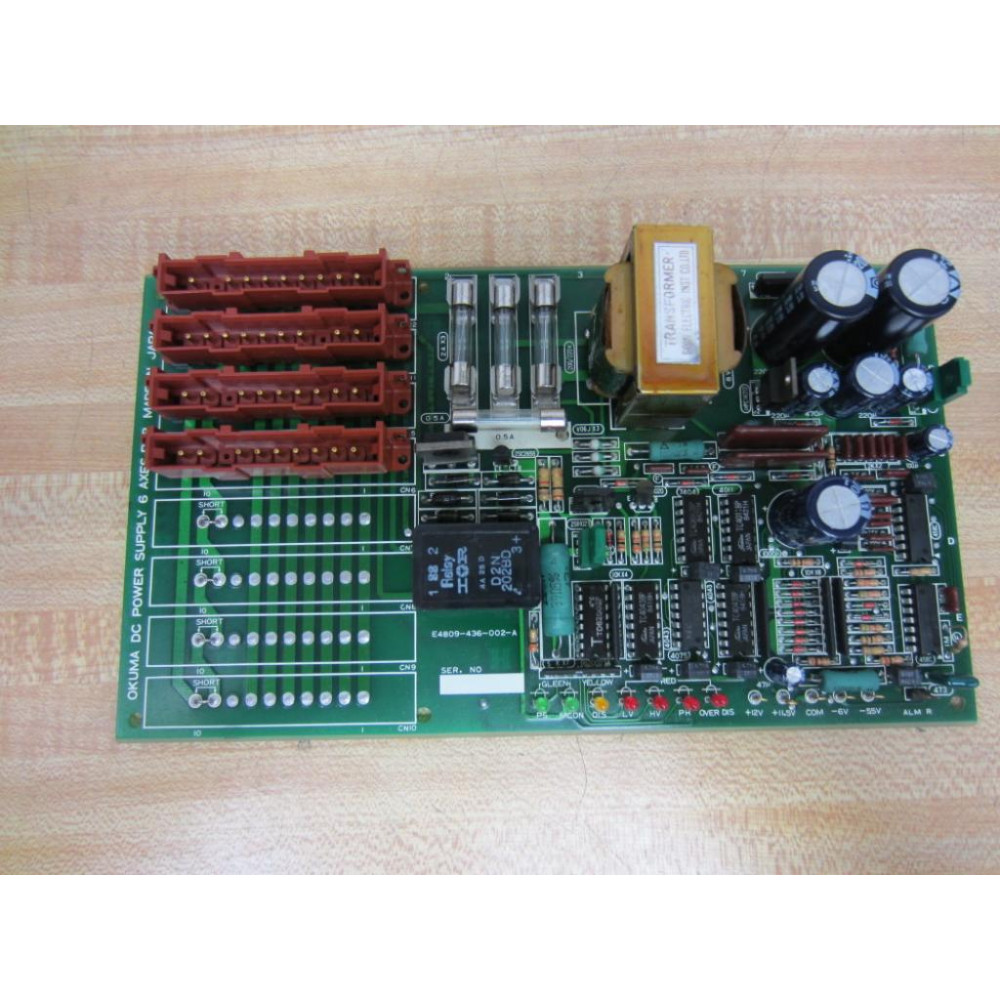 Okuma E4809-436-002-A E4809436002A Dc Power Supply P4E285 - Used