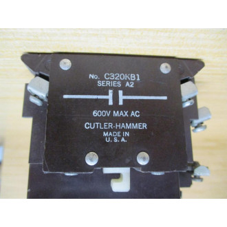Cutler Hammer A10BN0 Starter A10BNO 1887-1, C320KB1, WO Relay - Used