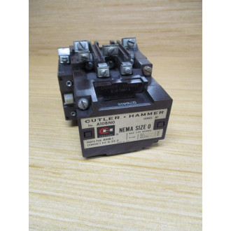 Cutler Hammer A10BN0 Starter A10BNO 1887-1, C320KB1, WO Relay - Used