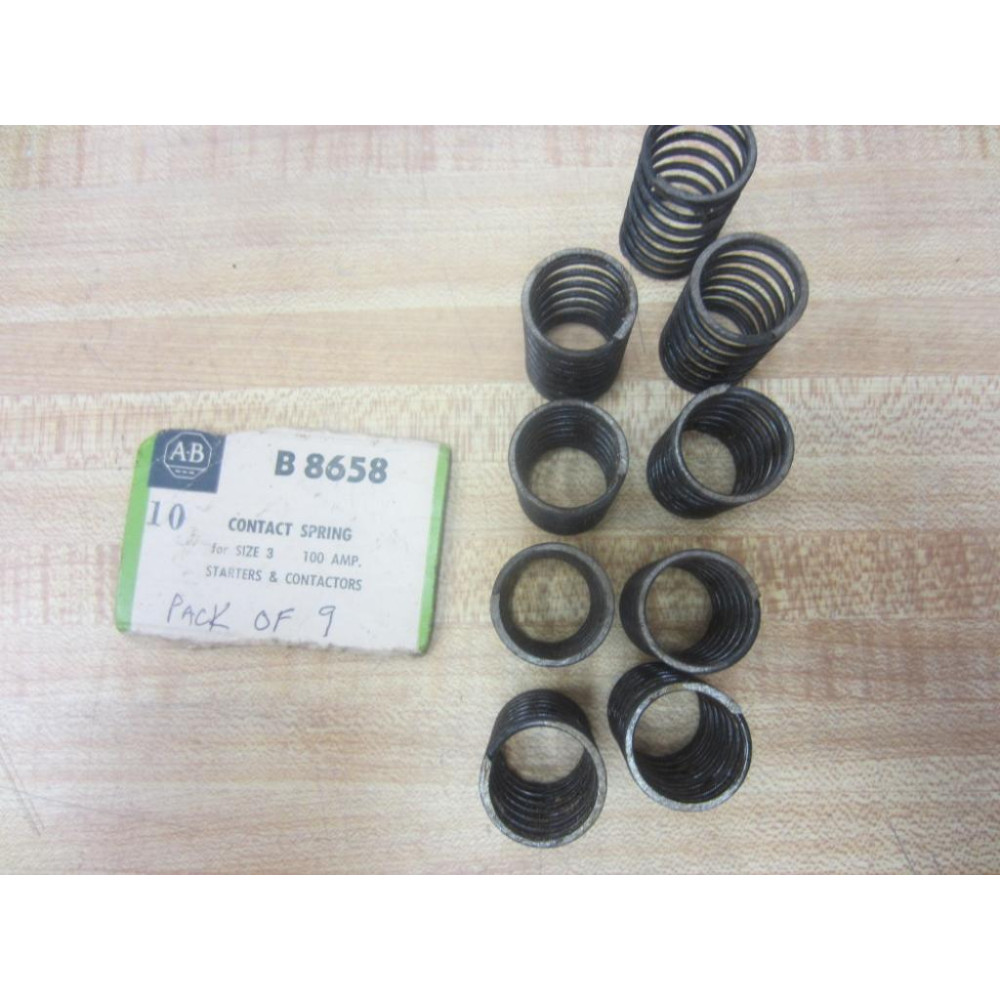Allen Bradley B8658 B-8658 Contact Spring (Pack of 9)