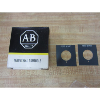 Allen Bradley 800H-Y66 Legend Plate 800HY66 (Pack of 2)