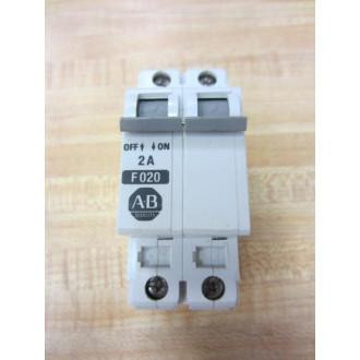 Allen Bradley 1492-CB2 Breaker 1492-CB2F020  2A - Used