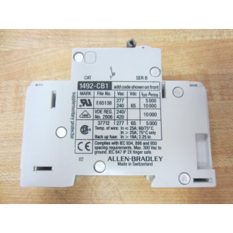Allen Bradley 1492-CB1-G005 Circuit Breaker Ser B (Pack of 4) - New No Box