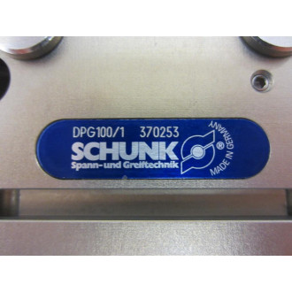Schunk DPG100 Pneumatic Parallel Gripper 370253