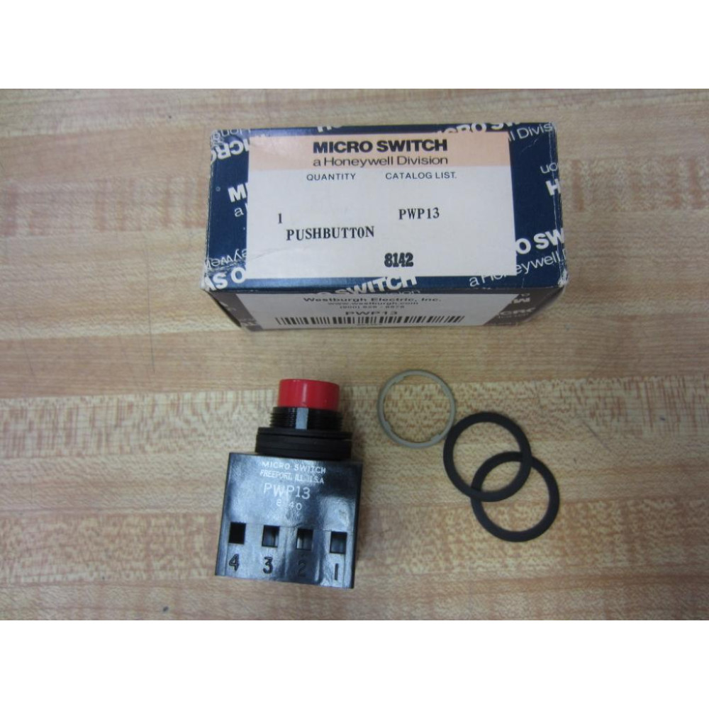 Micro Switch PWP13 Honeywell Switch Pushbutton Missing Nut
