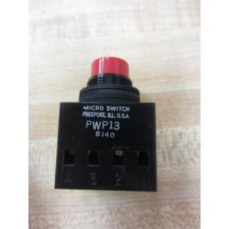 Micro Switch PWP13 Honeywell Switch Pushbutton Missing Nut
