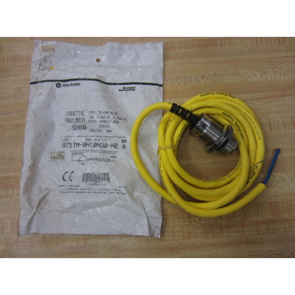 Allen Bradley 871TM-BH10N30-H2 Proximity Sensor 871TMBH10N30H2 A