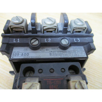 Allen Bradley 509-AOD Starter 509-A0D WO Relay - Used