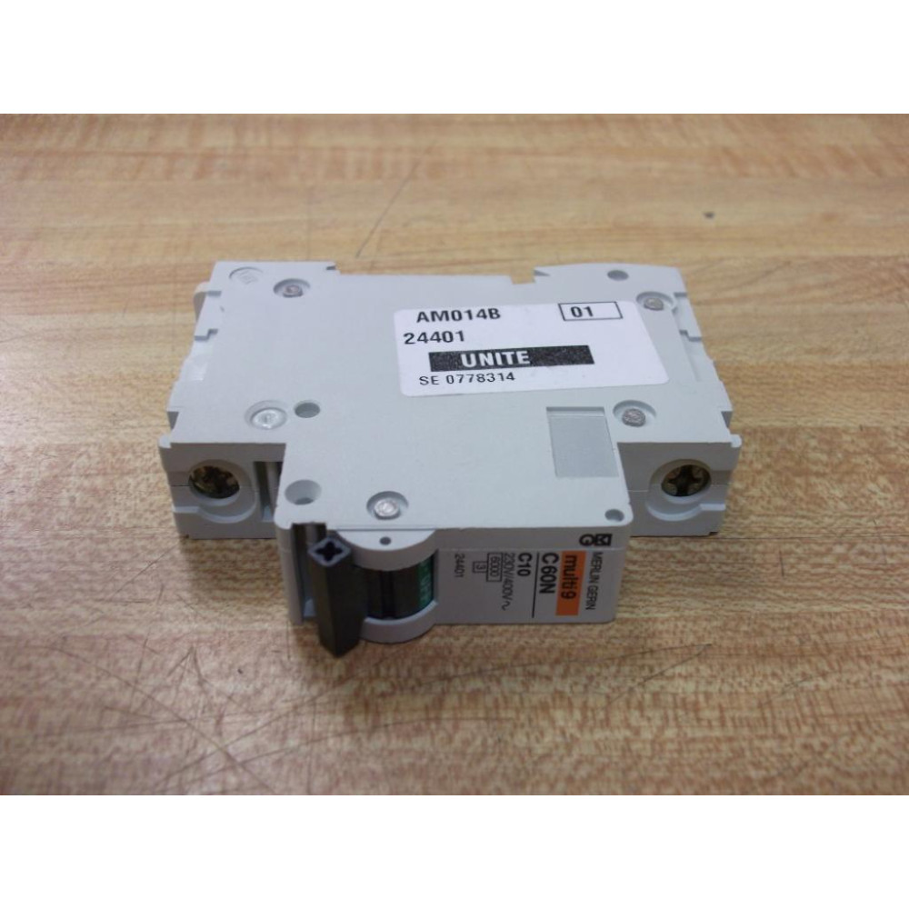 Merlin Gerin 24401 Square D Breaker 10A MG24401 Schneider - Used