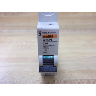 Merlin Gerin 24401 Square D Breaker 10A MG24401 Schneider - Used