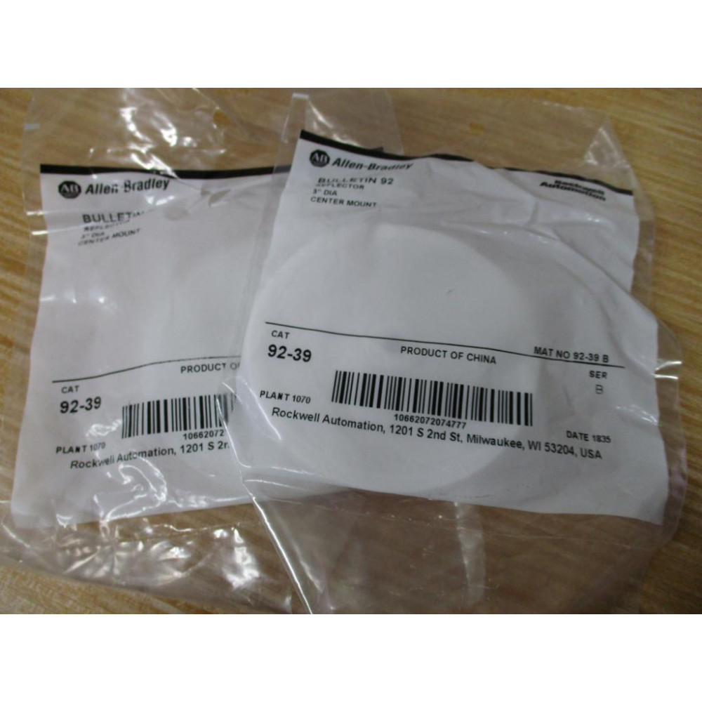 Allen Bradley 92-39 Reflector 9239 Series B (Pack of 2)