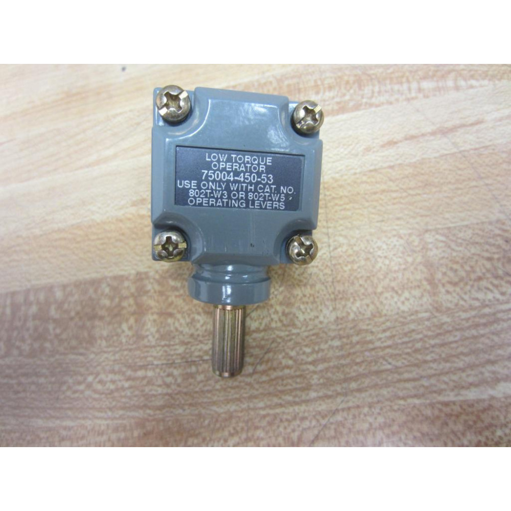 Allen Bradley 75004-450-53 Operator Head 7500445053 - New No Box