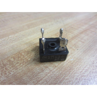 Shindengen S15VB+40 Bridge Rectifier Removed From CPCR-MR - Used