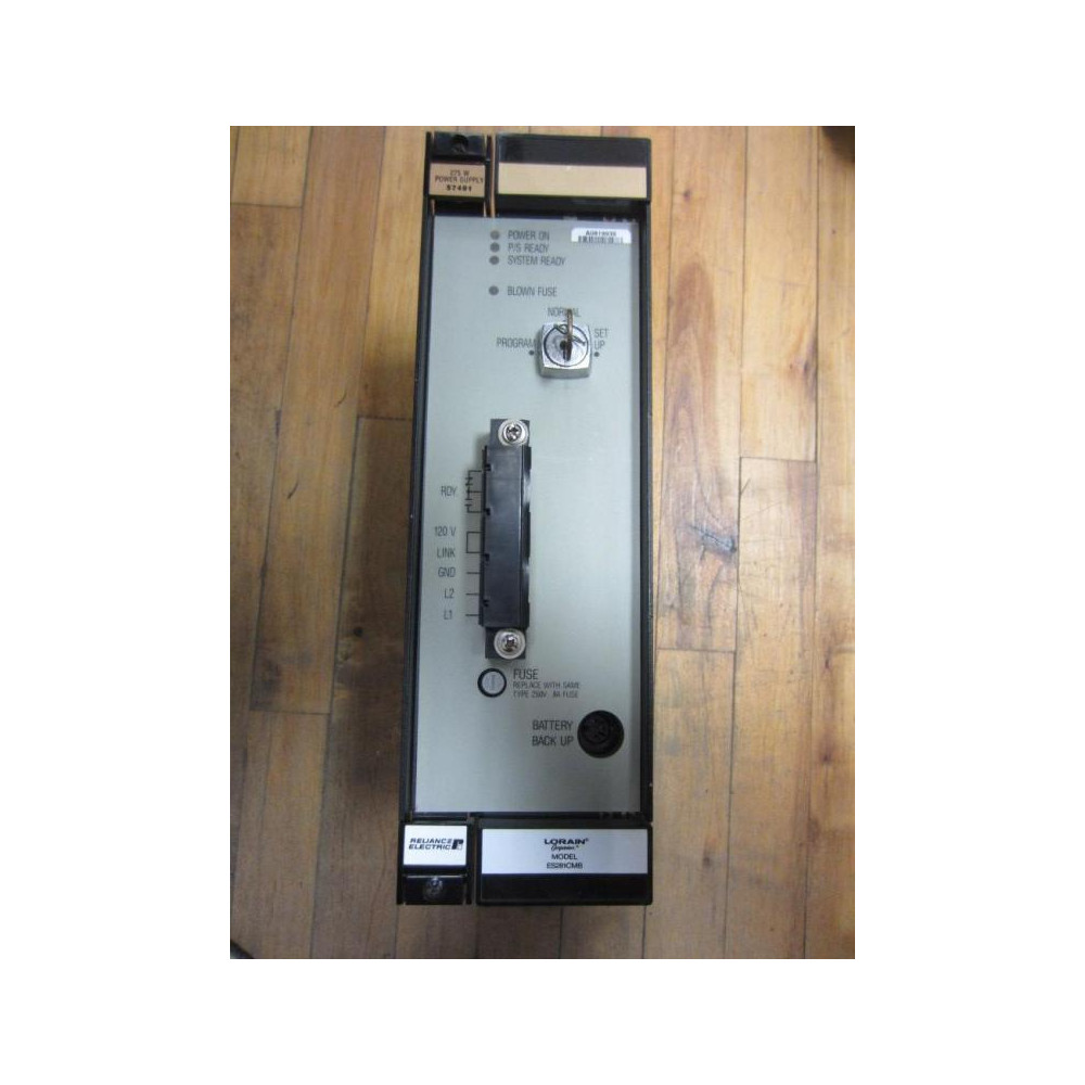 Reliance Electric ES281CMB Lorain Power Supply 275W 57491 With Key - New No Box