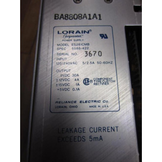 Reliance Electric ES281CMB Lorain Power Supply 275W 57491 With Key - New No Box