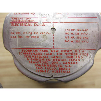 Asco TA20A11 Pressure Switch With SB20A - New No Box