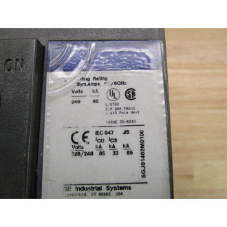 General Electric SGDA32AT0400 Circuit Breaker 400amp 3pole - Refurbished
