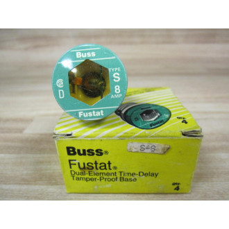 Bussmann S-8 Fustat Buss Fuse S8 (Pack of 4)