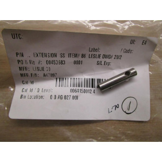 Leslie Co N47097 Pin Extension