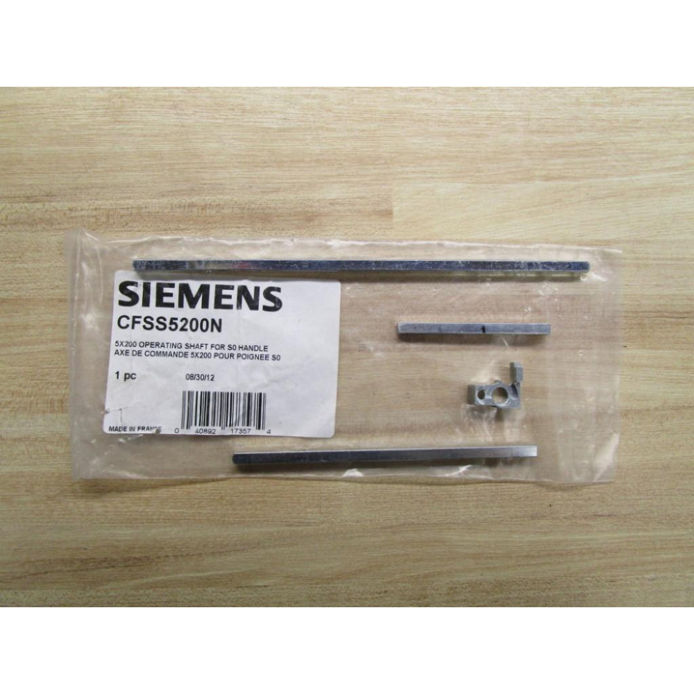 Siemens CFSS5200N Operating Shaft