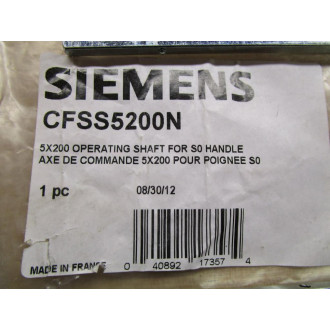 Siemens CFSS5200N Operating Shaft