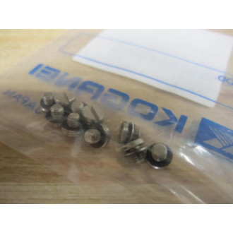 Koganei PFS-M3 TAC Plug PFSM3 Size M3 x 0.5 (Pack of 10)