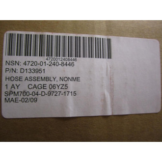 CNH Industrial D133951 Non-Metallic Hose Assembly