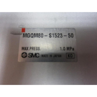 SMC MGQM80-S1523-50 Pneumatic Cylinder - New No Box
