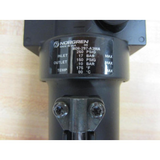 Norgren B08-297-A3MA Regulator Filter Missing Bowl Nut Chipped - New No Box