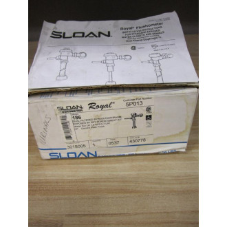 Sloan 186 Dual Filtered Bypass Diaphragm 1.5 GPF5.7 LPF Missing Parts