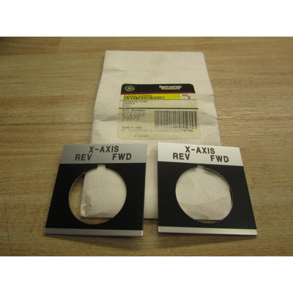 GE General Electric CR104PXN1BG001 X-Axis, Rev, Fwd (Pack of 2)