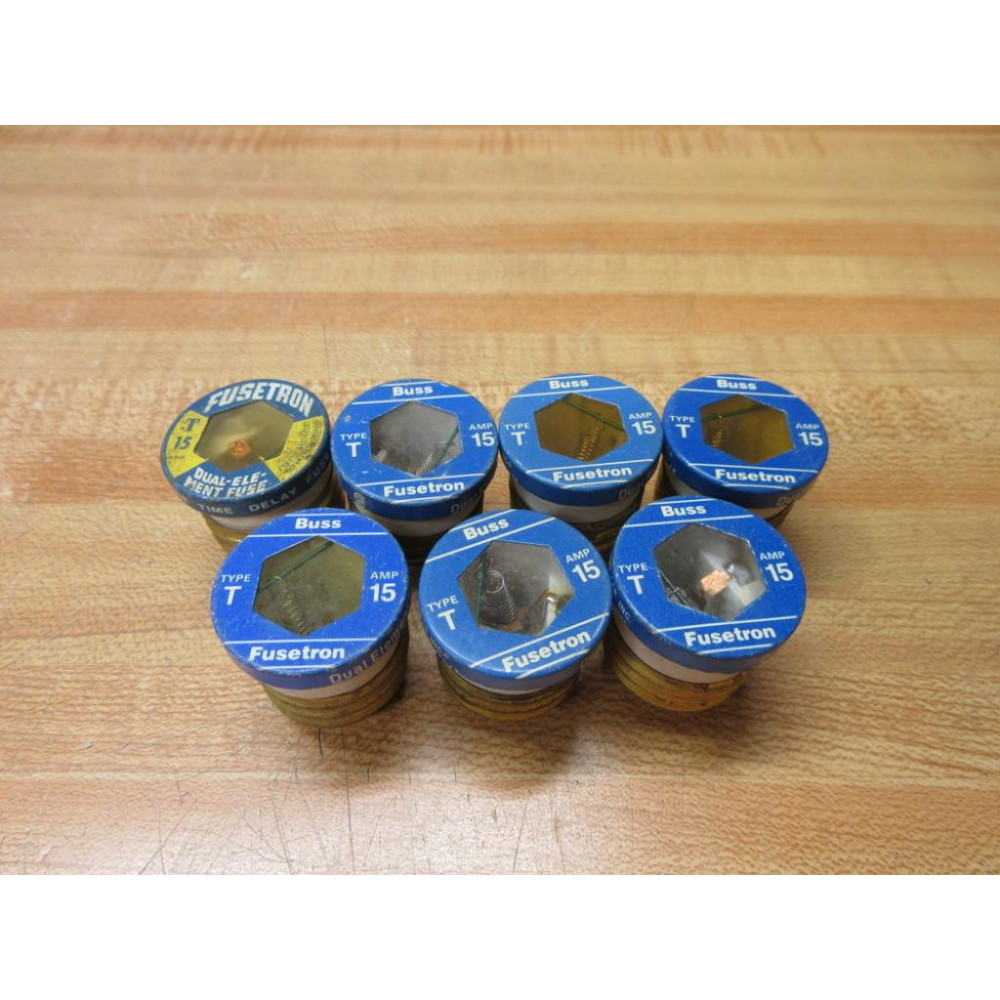 Buss T-15 Bussmann Fuse T15 (Pack of 7) - Used