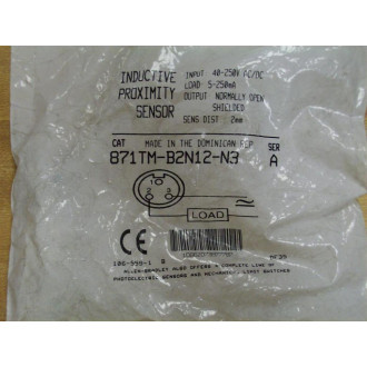 Allen Bradley 871TM-B2N12-N3 Sensor 871TMB2N12N3 Series A
