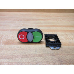 Baco L62QH21 Illuminated Twin Push Button W333E - New No Box