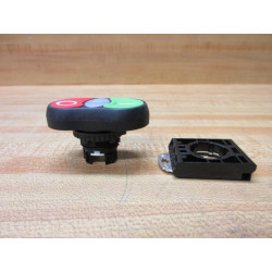 Baco L62QH21 Illuminated Twin Push Button W333E - New No Box