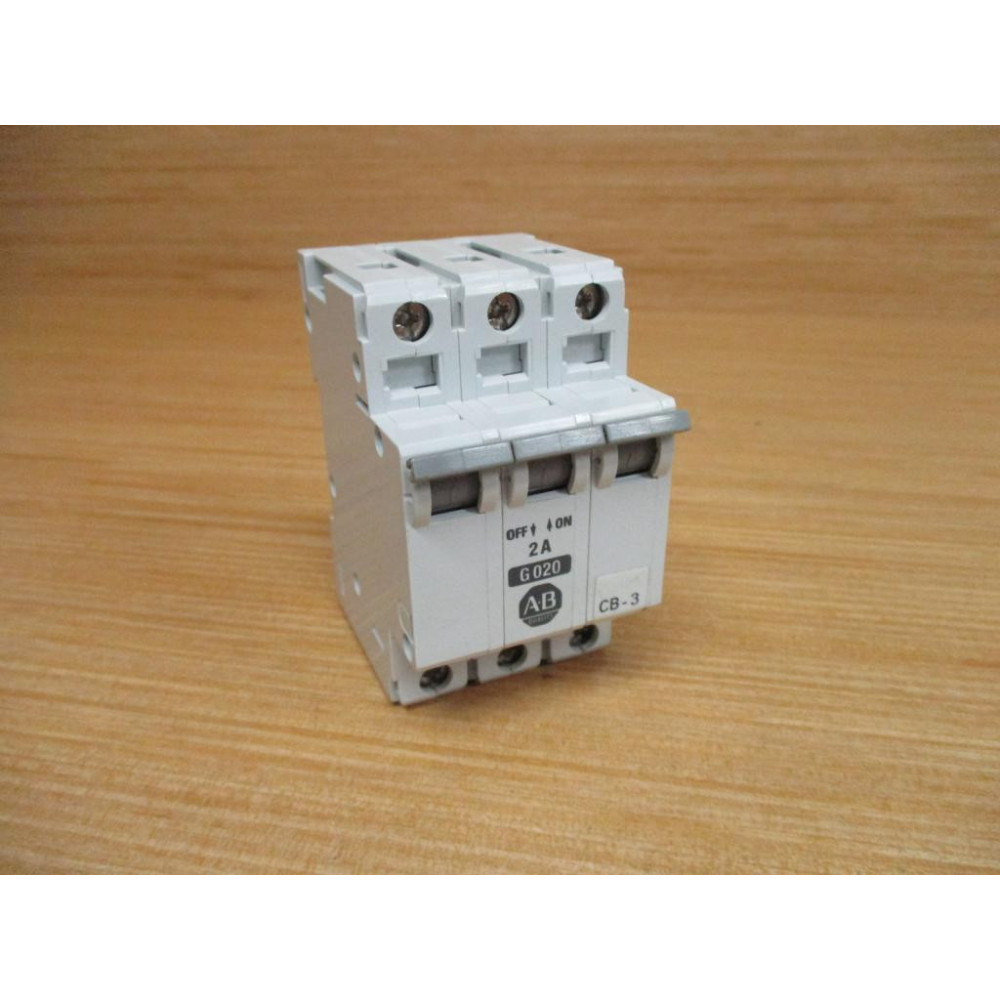 Allen Bradley 1492-CB3G020 Circuit Breaker 1492CB3G020 - Used