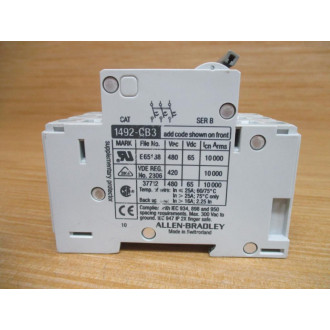 Allen Bradley 1492-CB3G020 Circuit Breaker 1492CB3G020 - Used