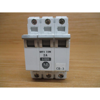 Allen Bradley 1492-CB3G020 Circuit Breaker 1492CB3G020 - Used