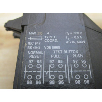 Allen Bradley 193-BSB-60 Overload Relay 193BSB60 - Used