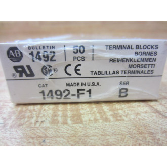 Allen Bradley 1492-F1 Terminal Blocks 1492F1 (Pack of 50)