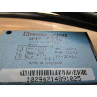 Pepperl + Fuchs 454280 Sensor MHP-F33L - New No Box