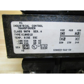 Schneider 9070K100D12 Square D 9070-K100D12